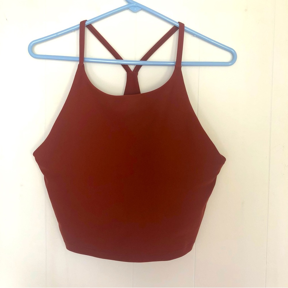 Old Navy Active Powersoft Crop Top Tank With Built In Bra Women’s Large